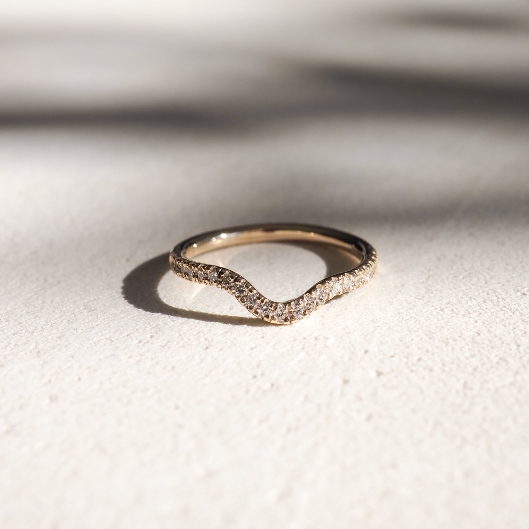Archive — Pia | Curved Diamond Ring | Size M