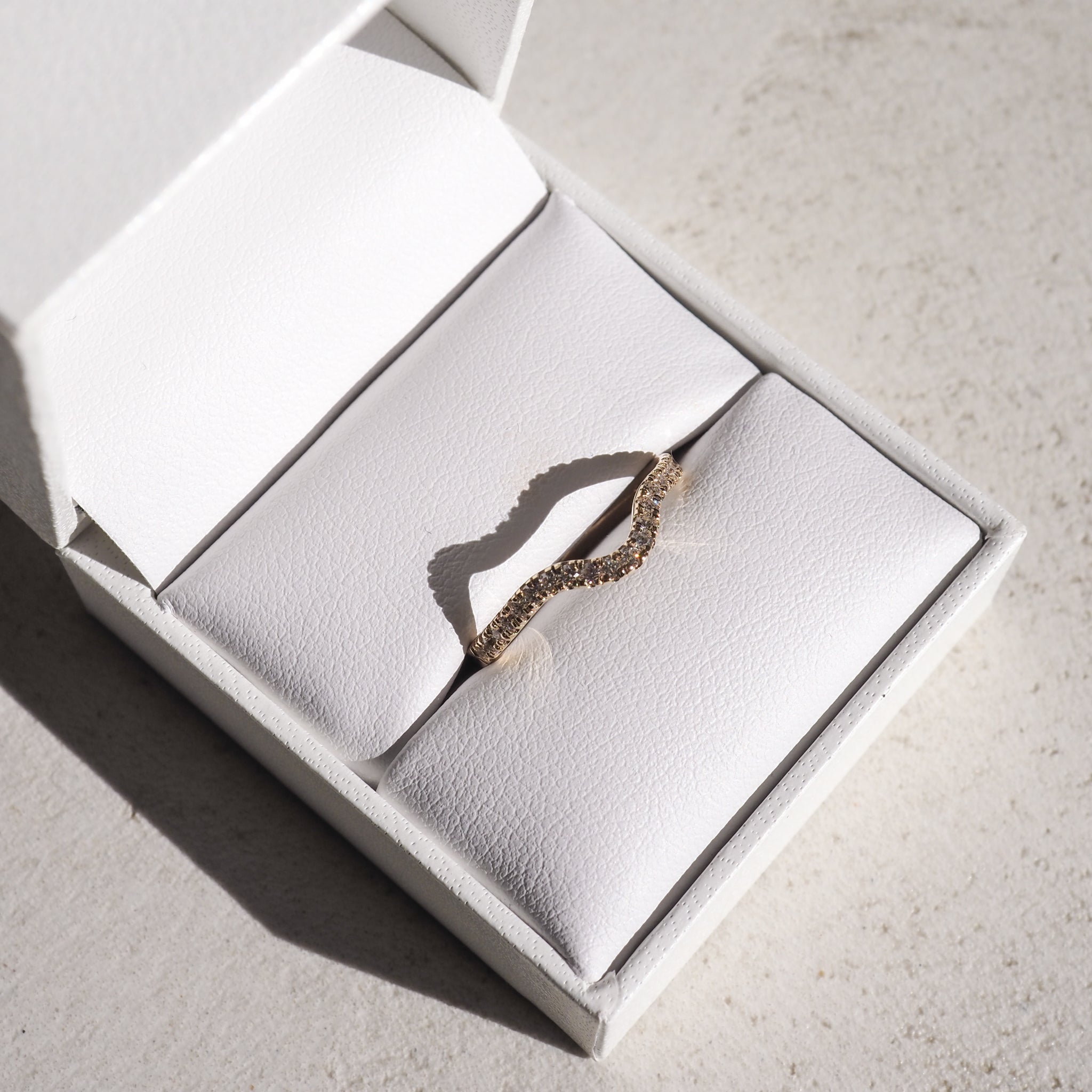 Archive — Pia | Curved Diamond Ring | Size M