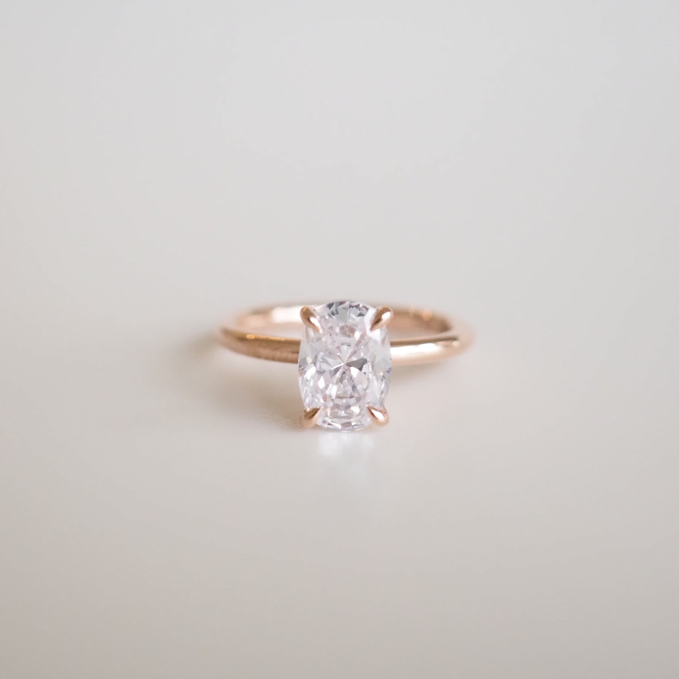 Clara Hidden Halo Ring | 2ct Cubic Zirconia Proposal Ring