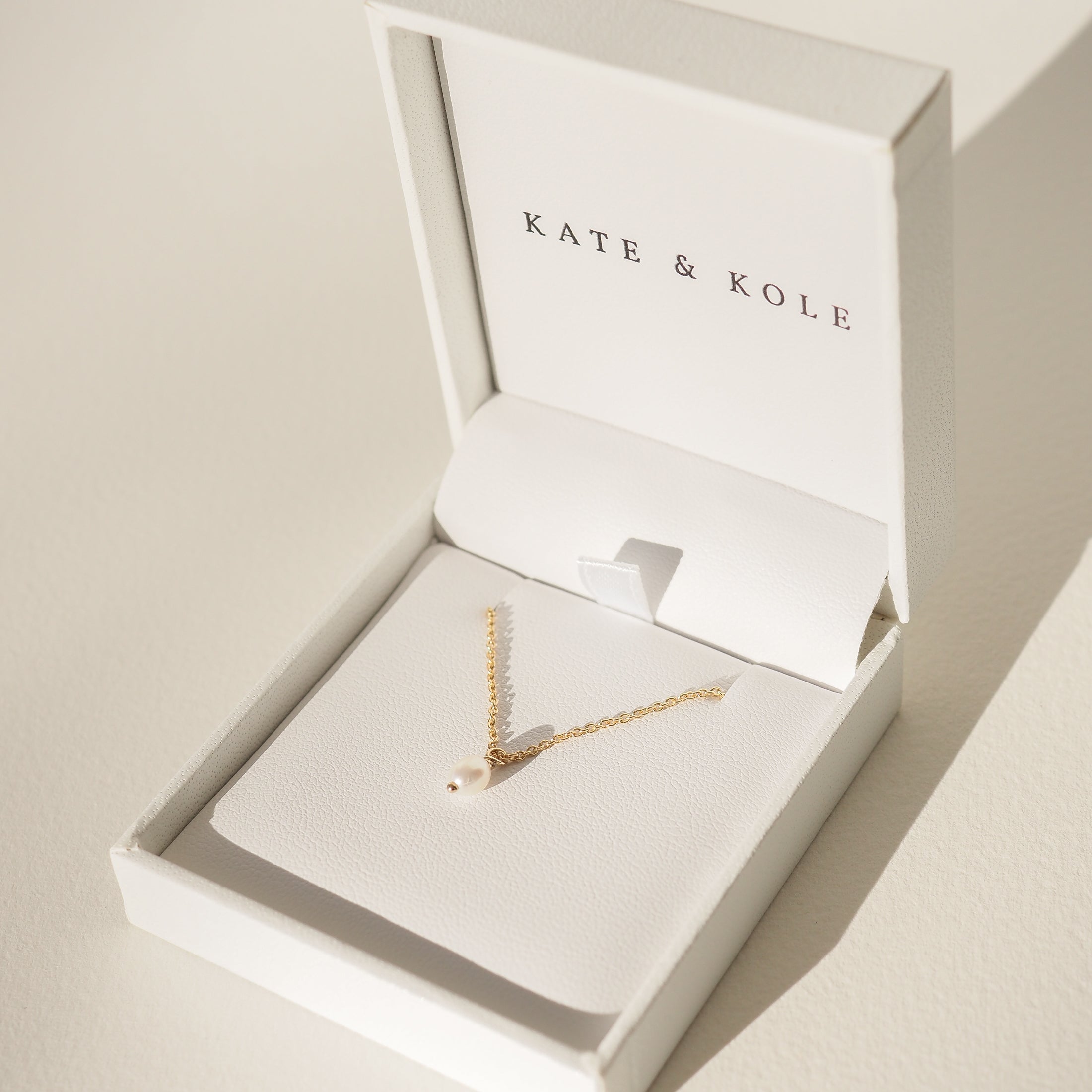 Tiny Pearl Necklace | With Freshwater Baroque Pearl