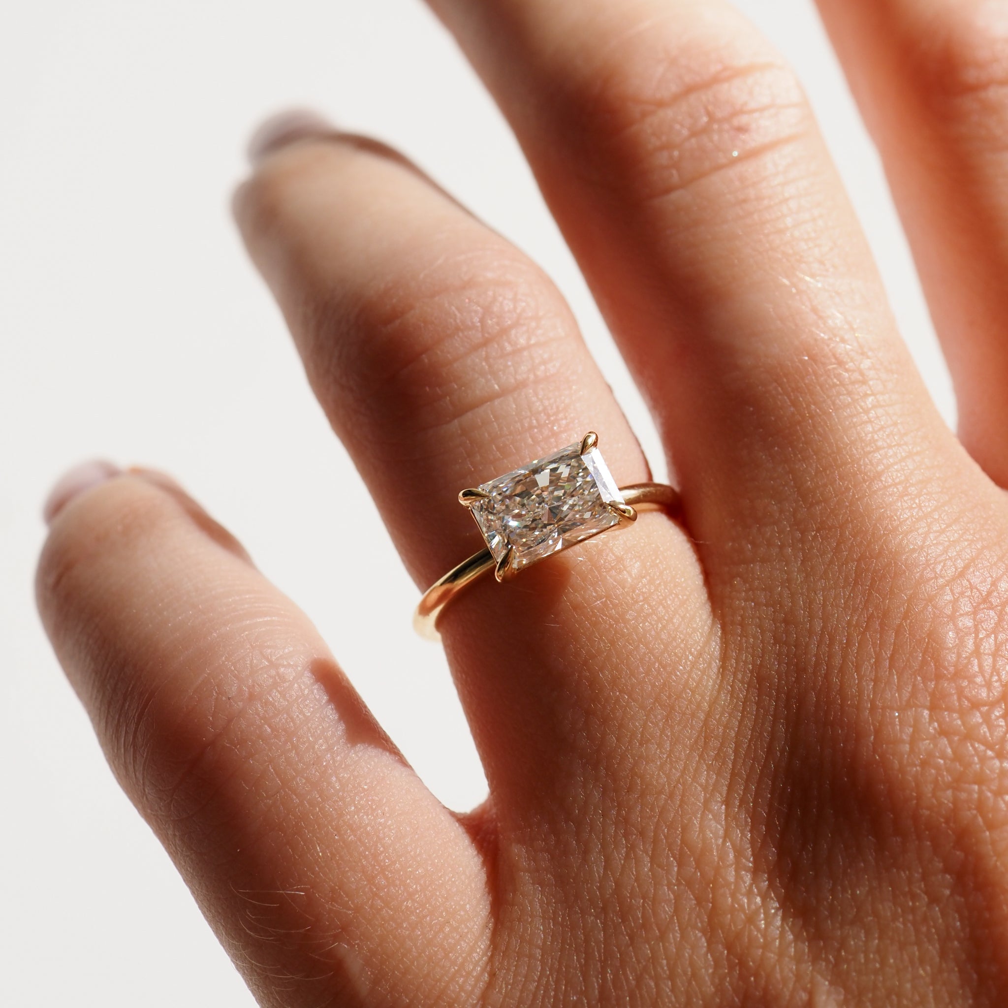 Rai | 1.76ct Radiant Lab-Grown Diamond Engagement Ring