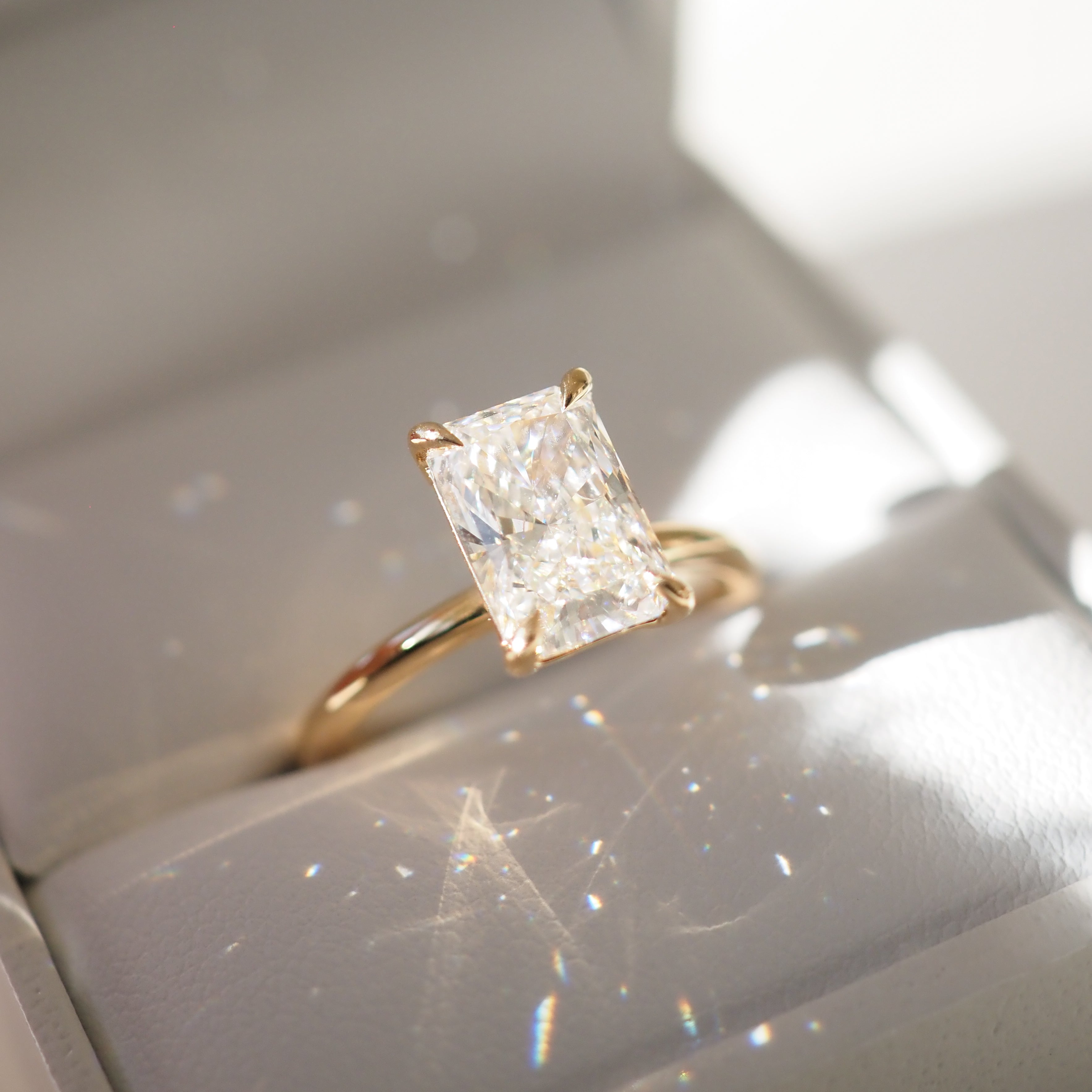 Rhea | 2ct Radiant Lab-Grown Diamond Ring