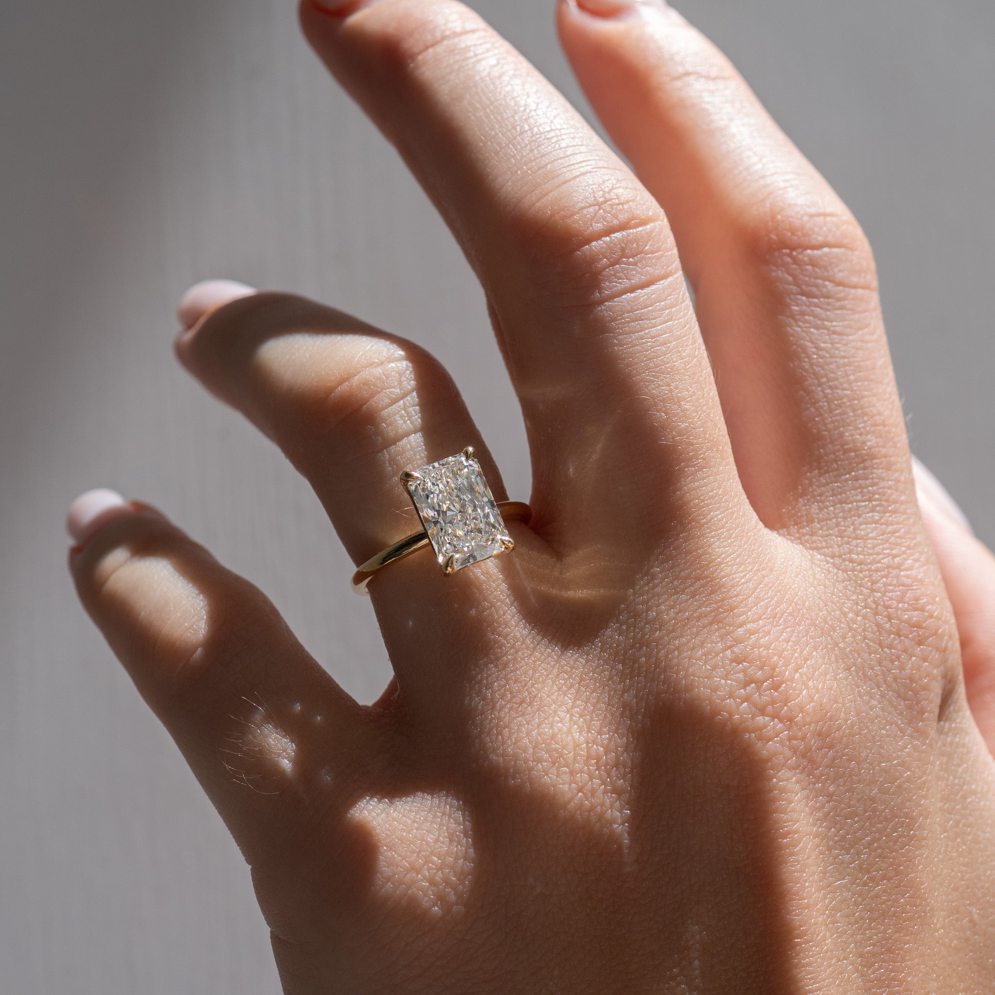 Rhea | 3ct Radiant Lab-Grown Diamond Ring