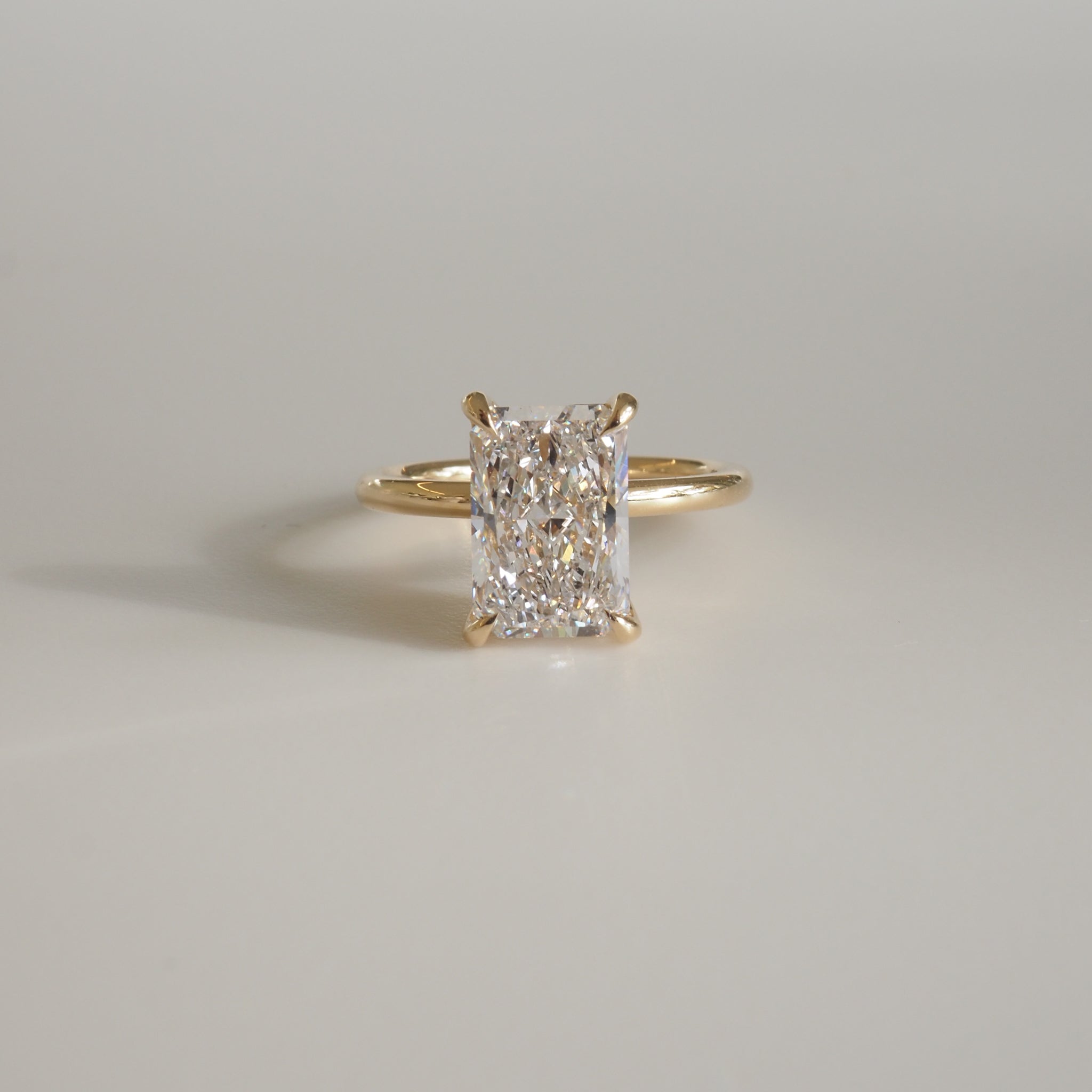 Rhea | 3.08ct Radiant Lab-Grown Diamond Engagement Ring