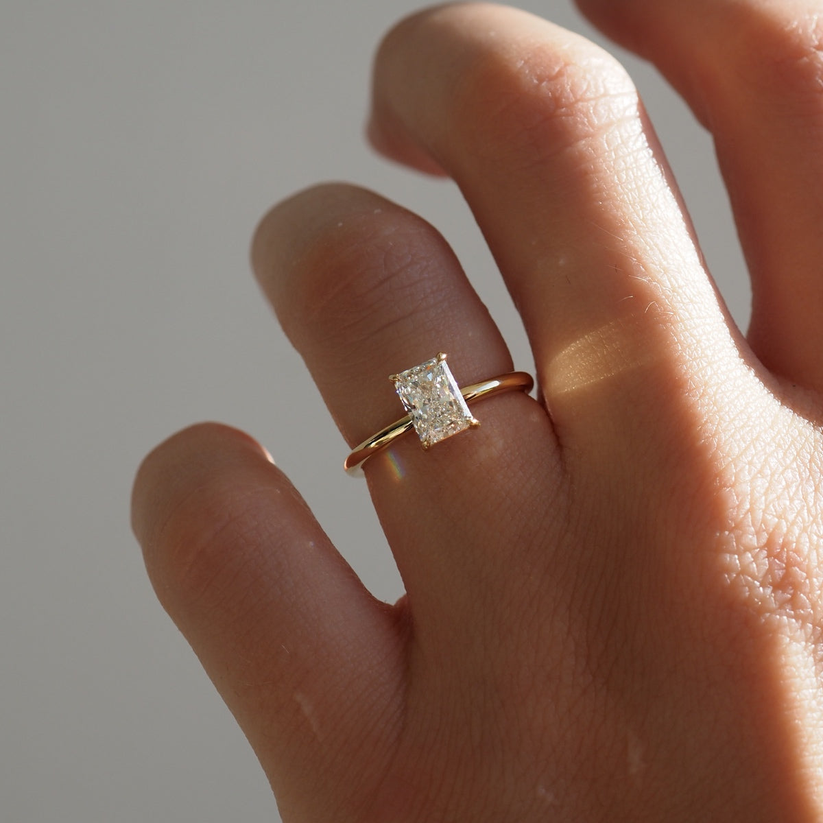 Rhea | 1.01ct Radiant Lab-Grown Diamond Engagement Ring