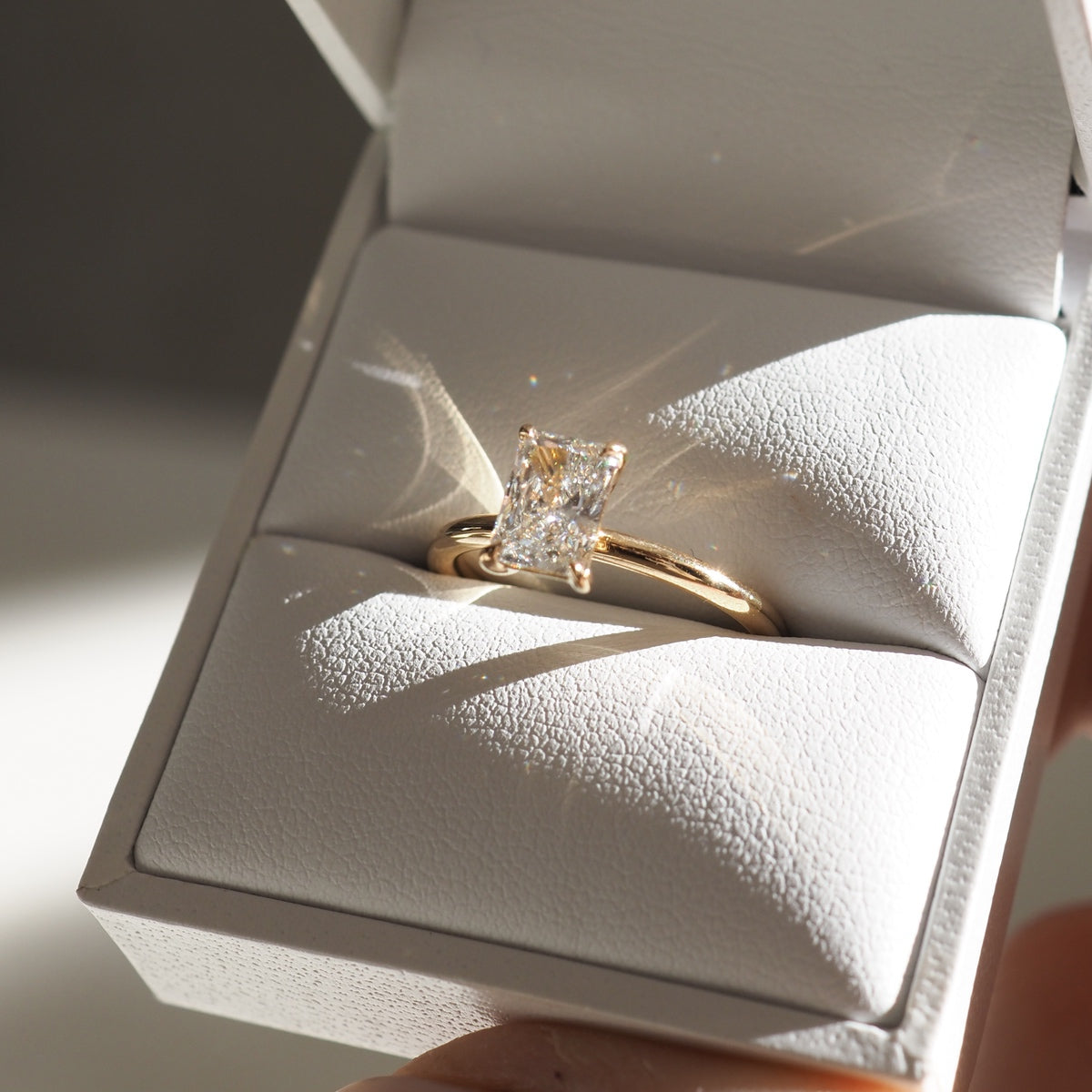 Rhea | Radiant Lab-Grown Diamond Engagement Ring