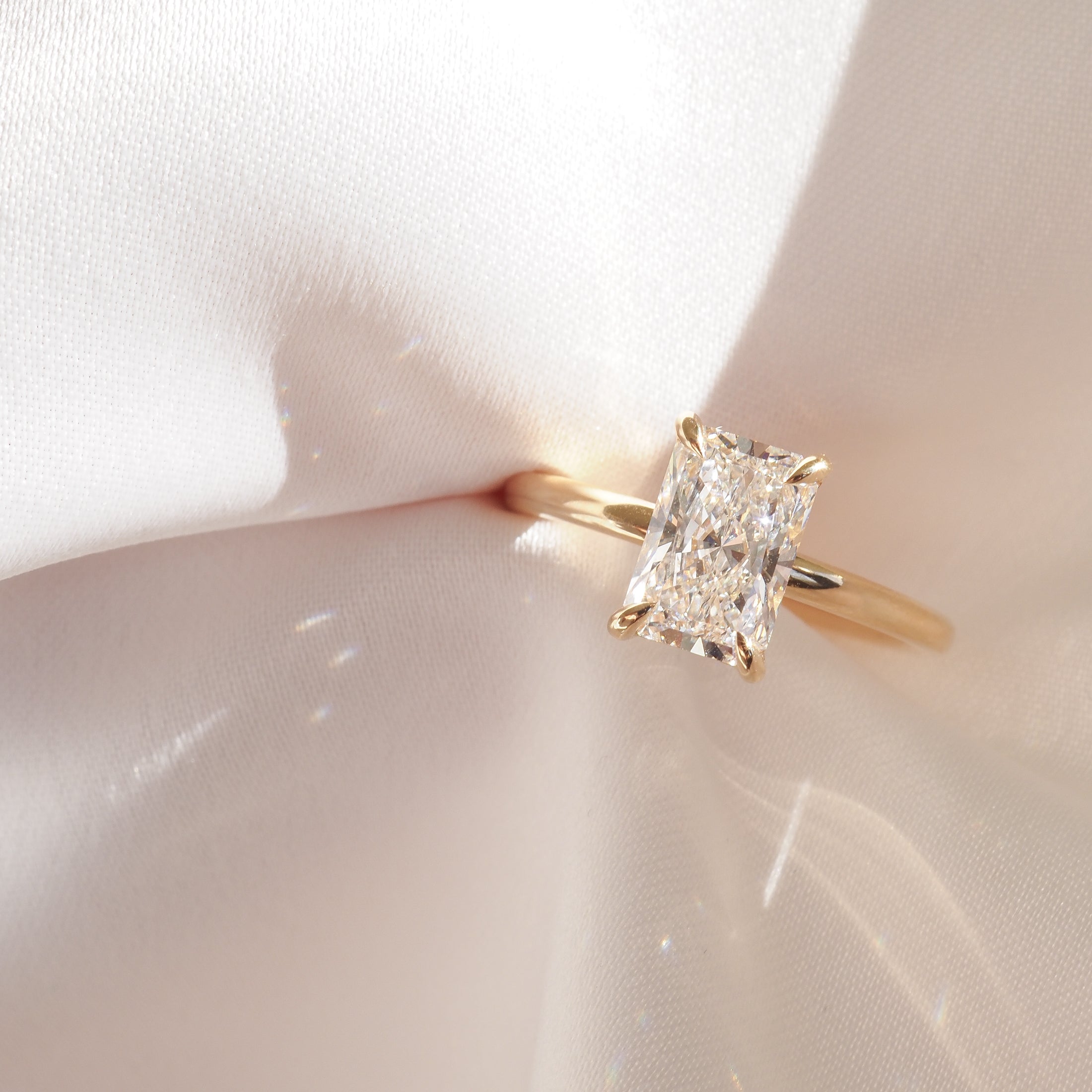 Rhea | 1.5ct Radiant Lab-Grown Diamond Ring
