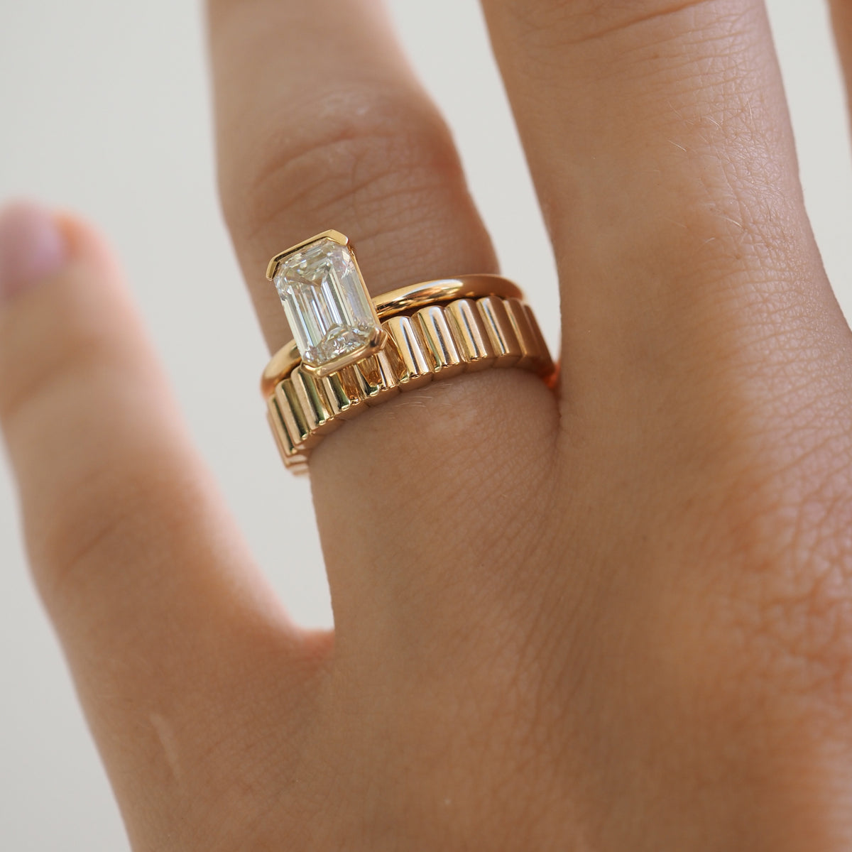 Ribbed Wedding Band 60 Photos Vianawedding ribbed-wedding-band-60-photos-vianawedding