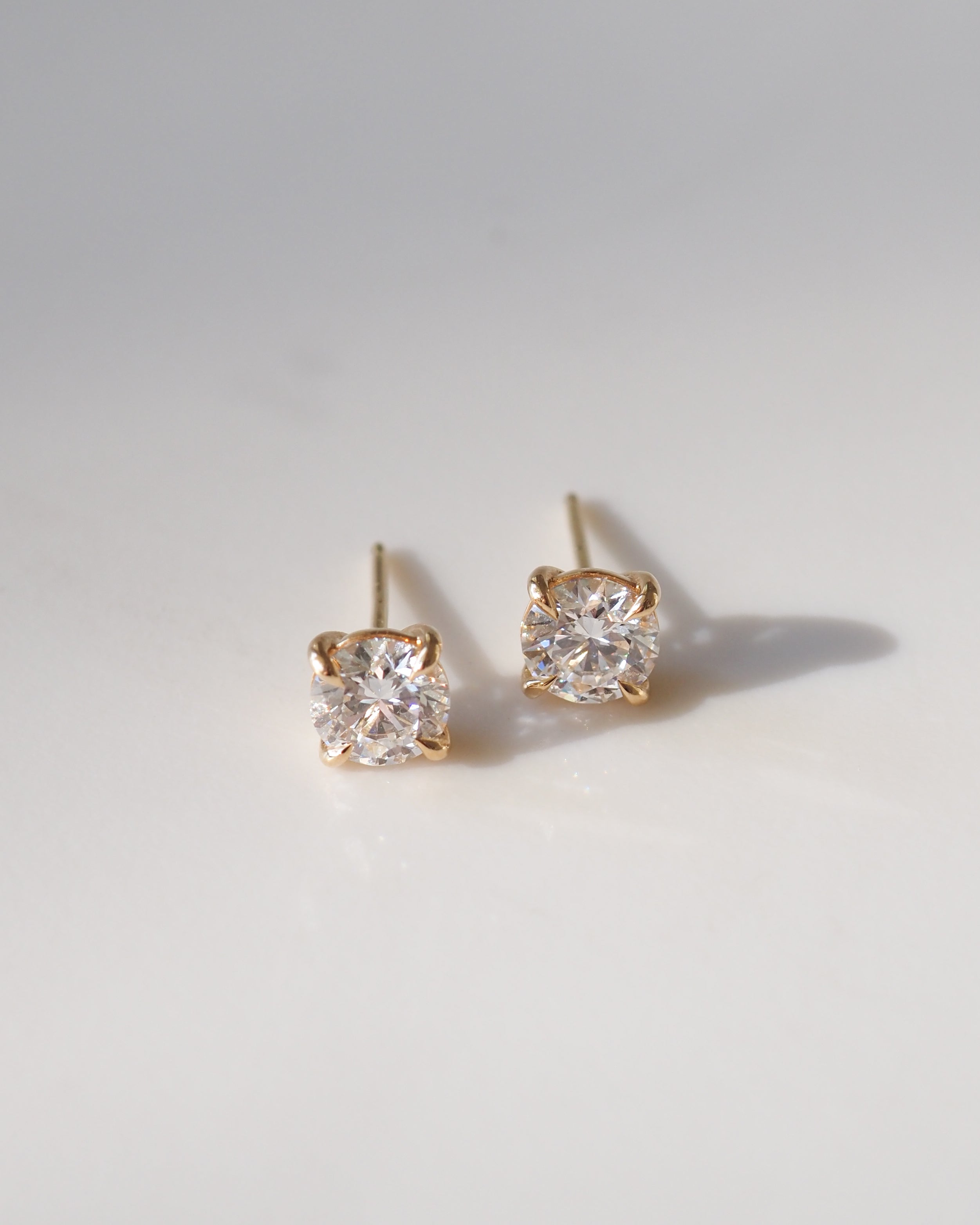 Cleo Studs | 1.4ct Round Lab-Grown Diamond Earrings