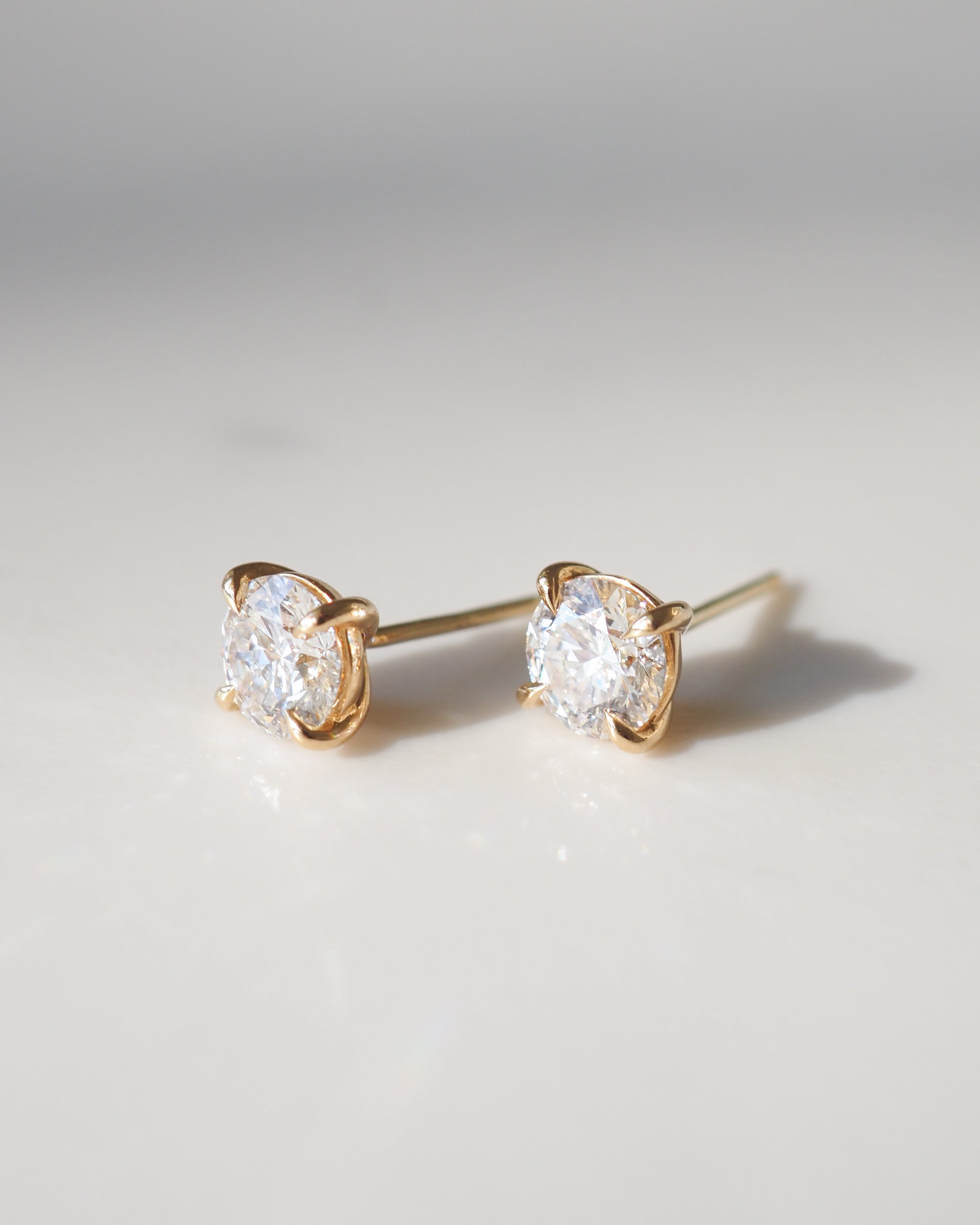 Cleo Studs | 1.4ct Round Lab-Grown Diamond Earrings