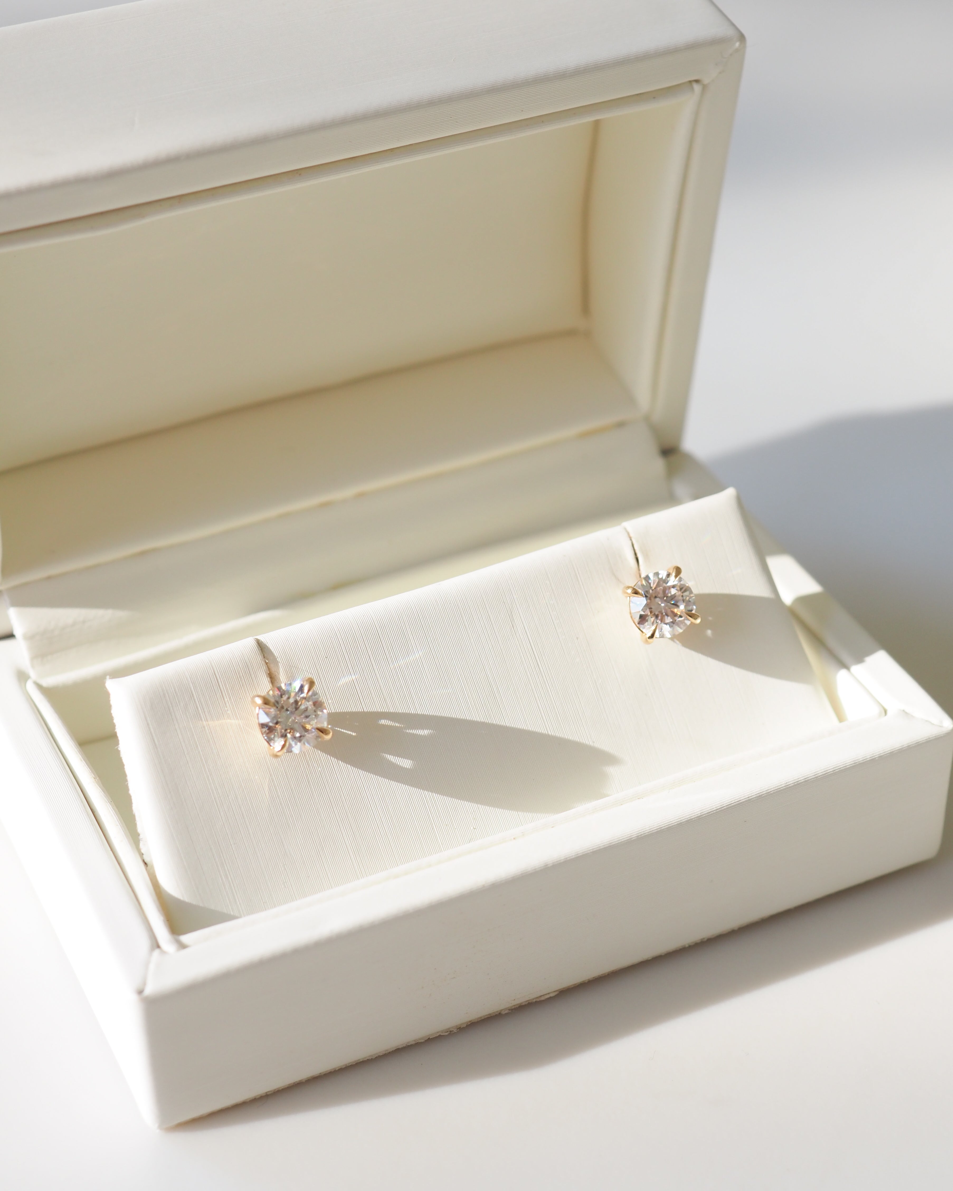 Cleo Studs | 1.4ct Round Lab-Grown Diamond Earrings
