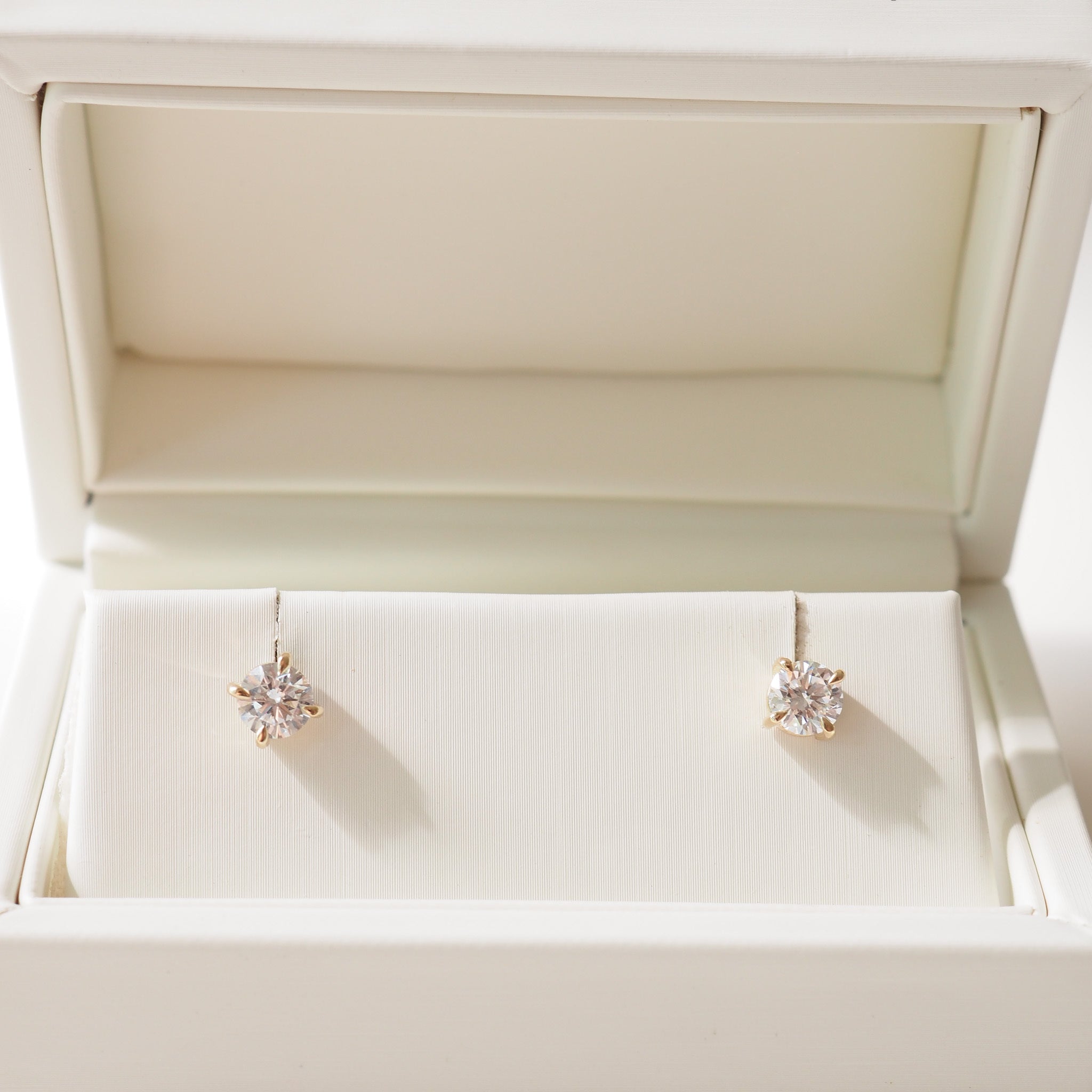 Round Studs | 1ct Round Lab-Grown Diamond Earrings