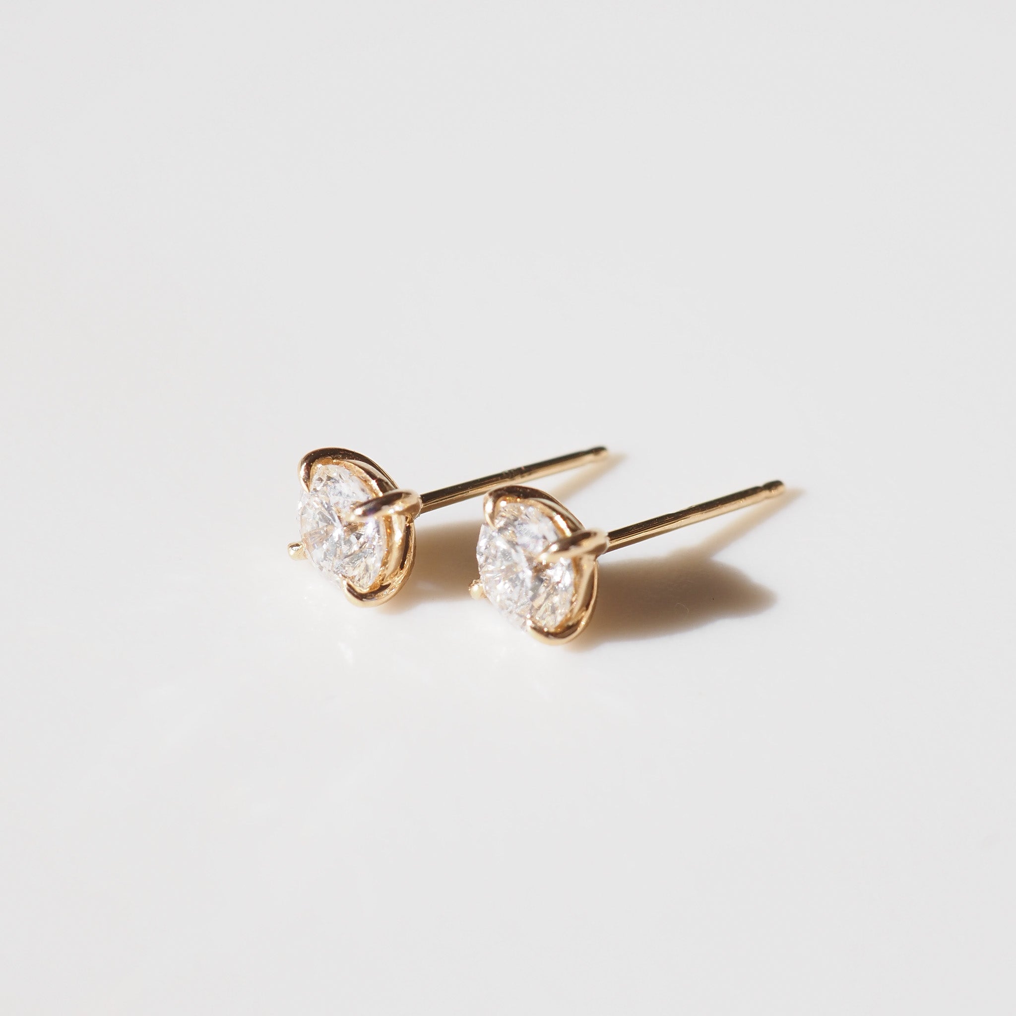 Cleo Studs | 1ct Round Lab-Grown Diamond Earrings