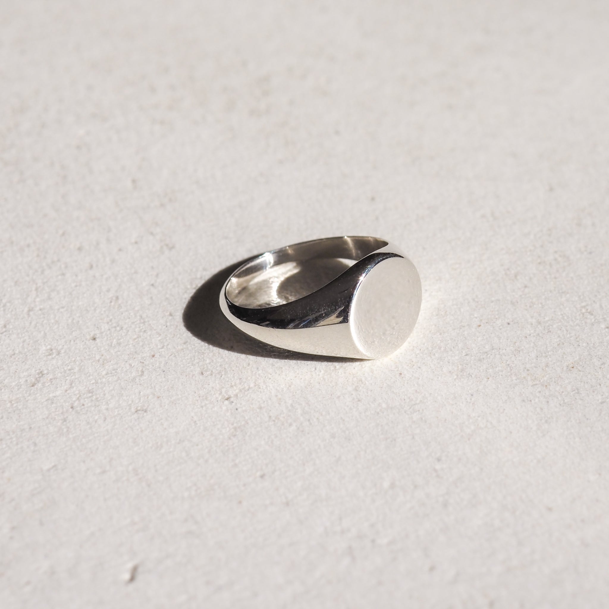 Archive — Round Signet Ring | Silver | Size K 1/2