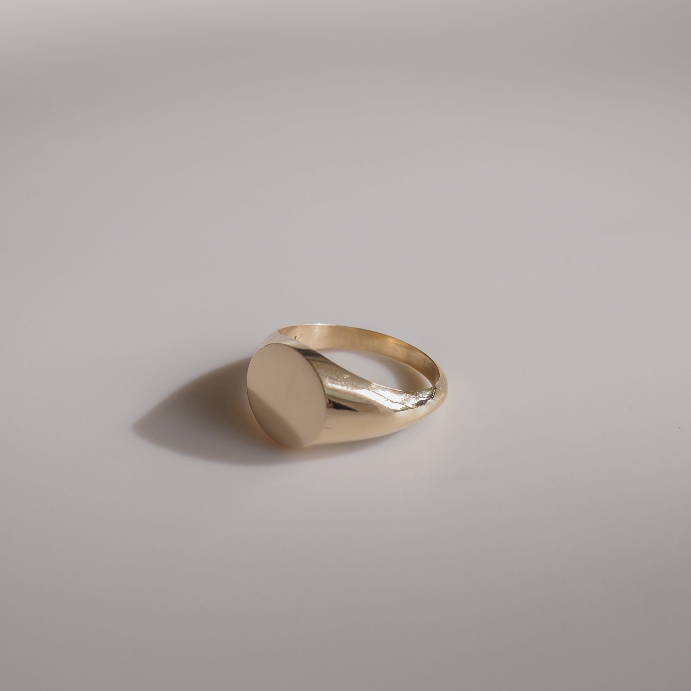 Round Signet Ring | Archive Solid Signet Ring