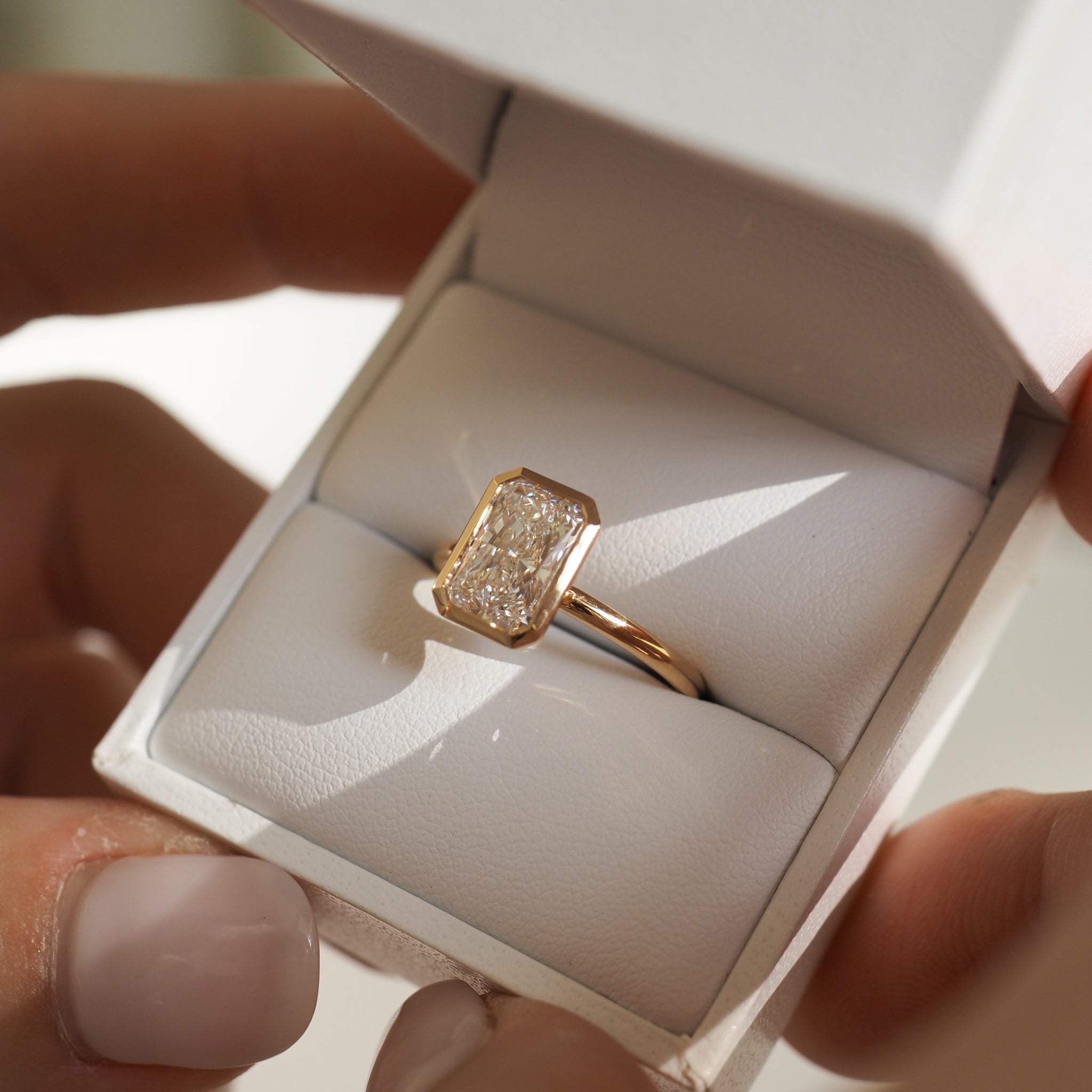 Rya | 2.08ct Radiant Lab-Grown Diamond Engagement Ring