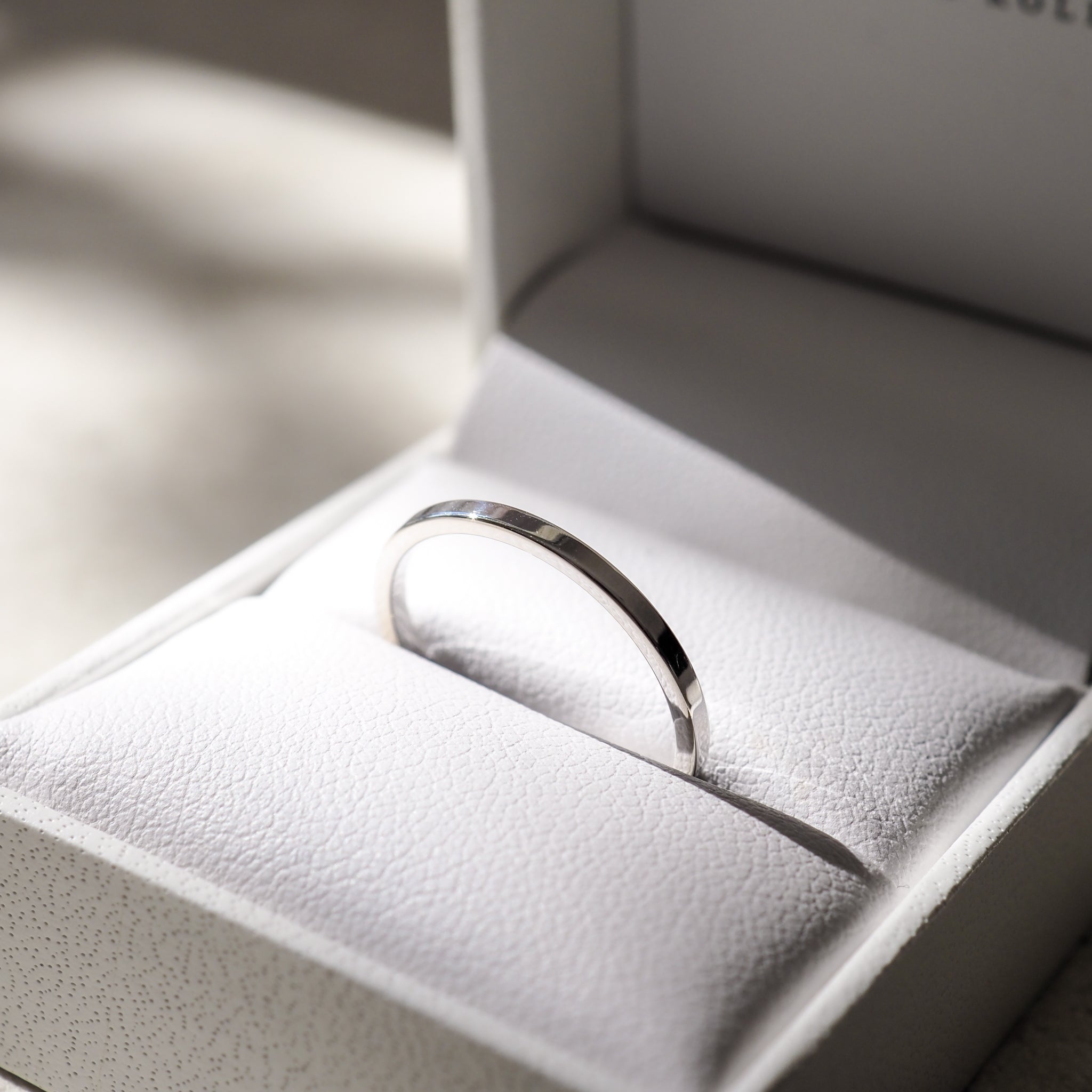 Archive — Signature Square Ring | 14ct White Gold | Size N 1/2