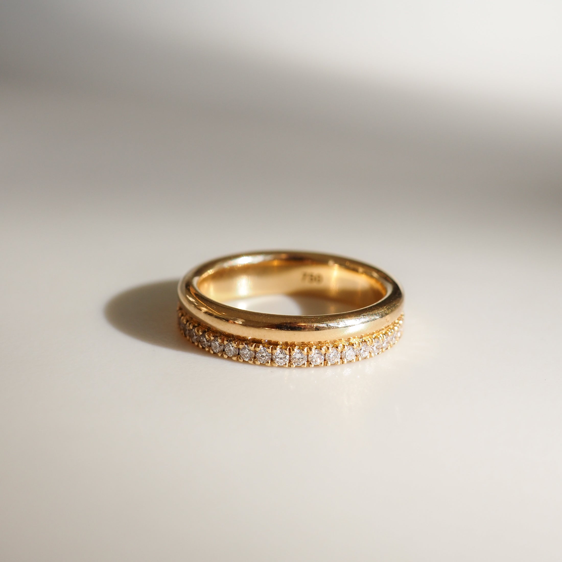 Double Stacked Ring | Archive Pavé Lab-Grown Diamond Ring