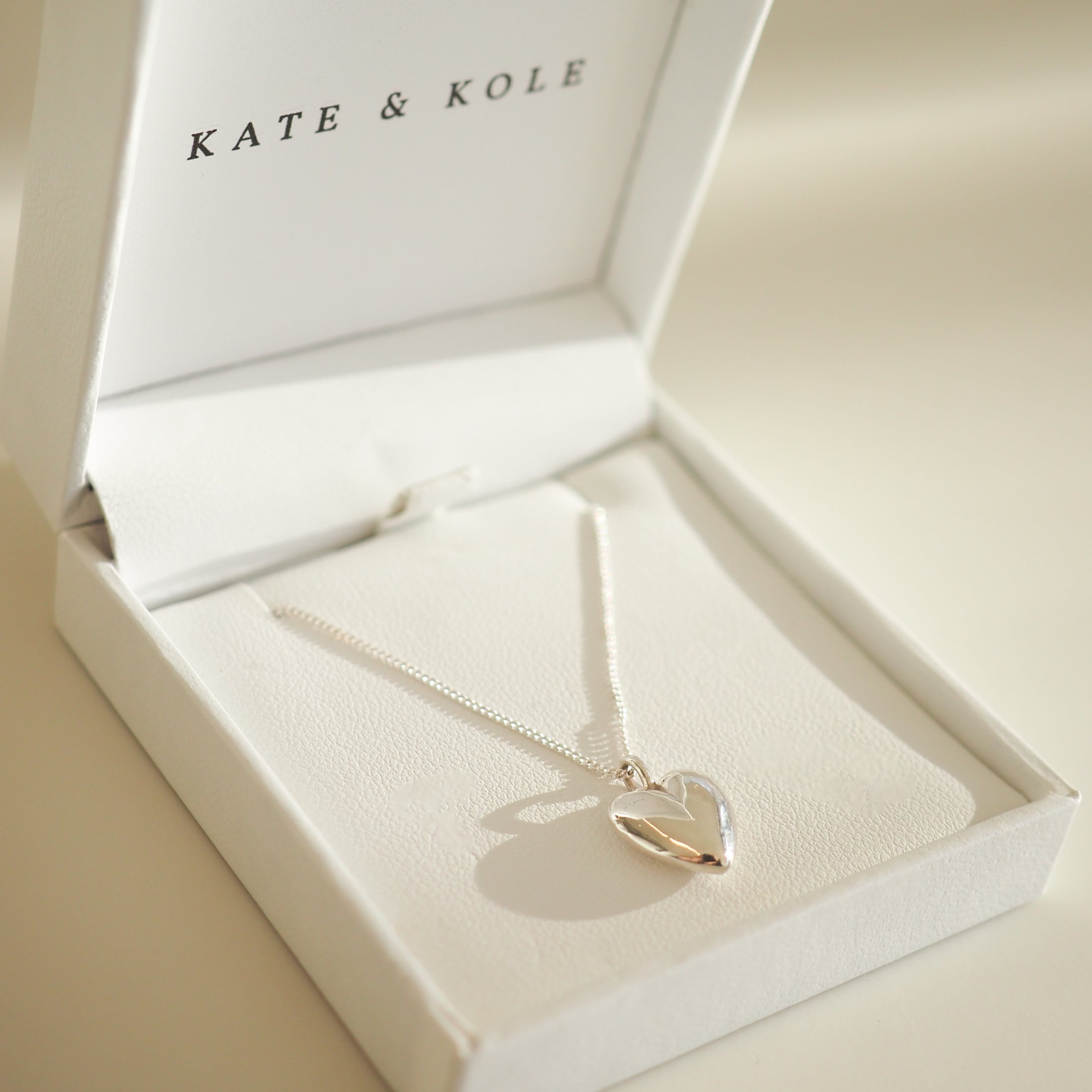 Puffed Heart Pendant