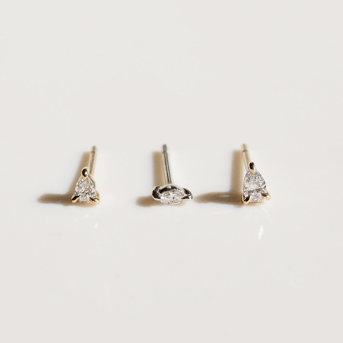 Tiny Diamond Single Studs 
