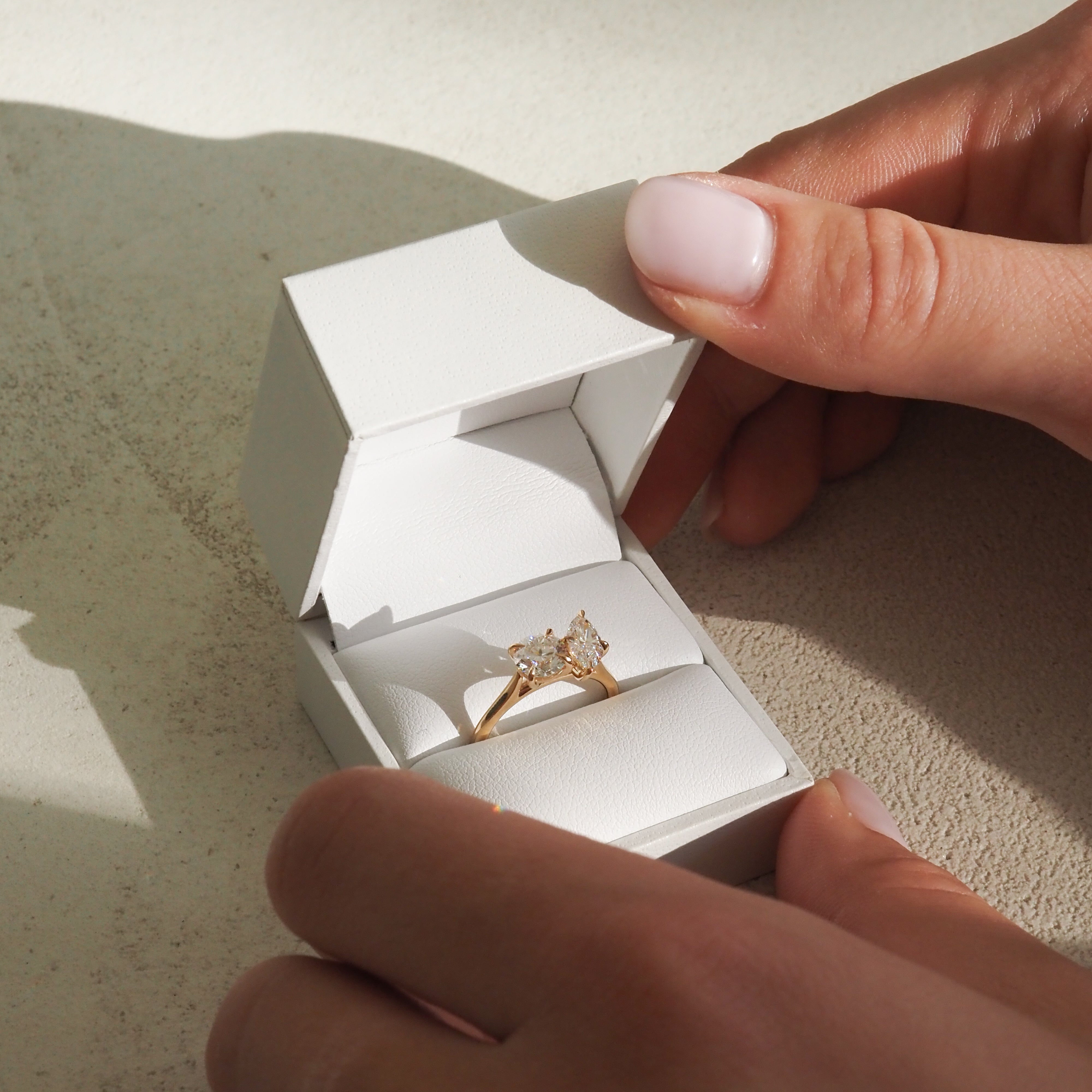 Mira | Round & Marquise Lab-Grown Diamond Engagement Ring