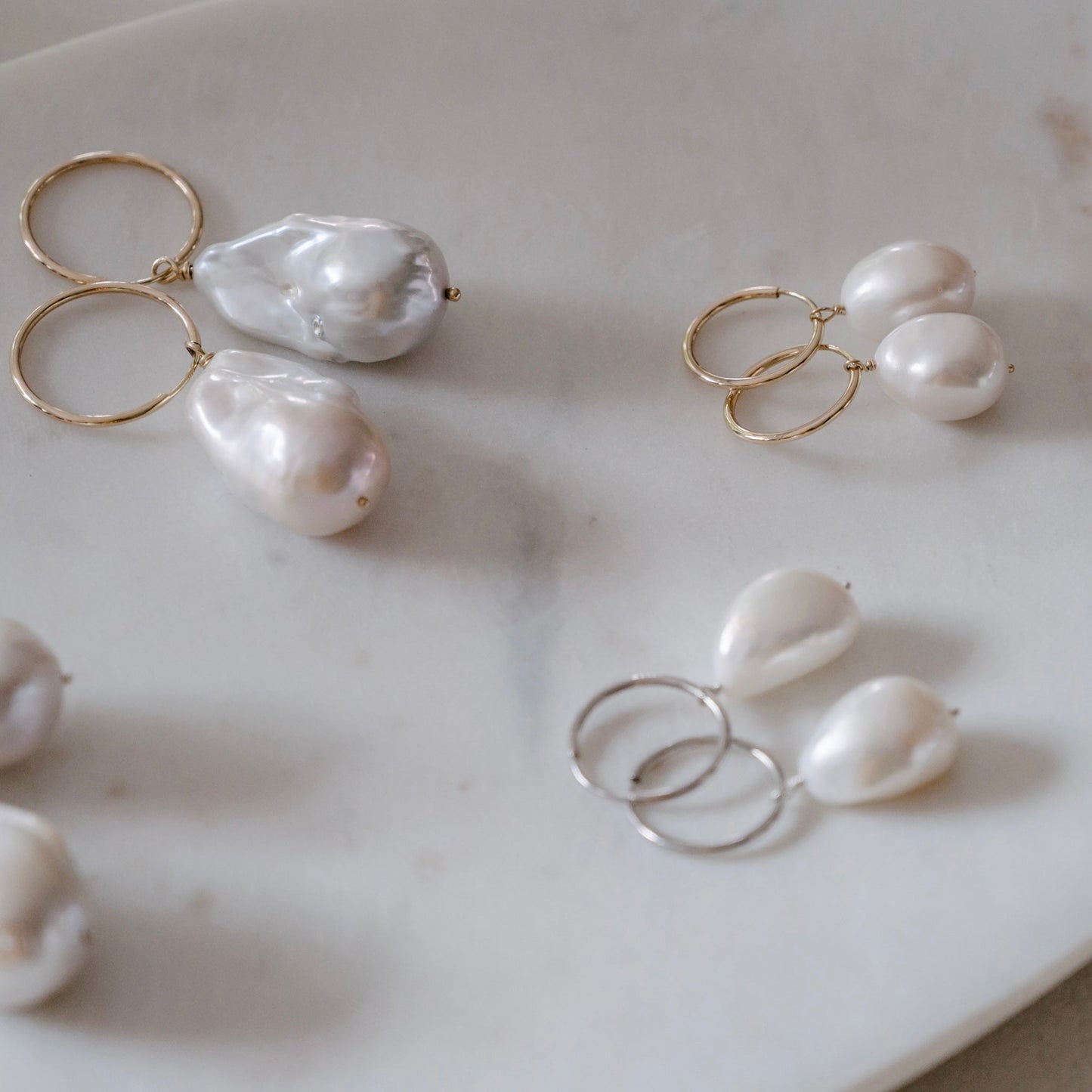 Large Baroque Pearl Earrings – Kate & Kole